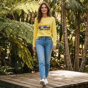 Pilot Flying J Yellow Long Sleeve Shirt | Graphic Tee | Casual Workwear Top